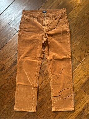 J.Crew Factory Petite Corduroy Full-Length Essential Straight Pant 30P
